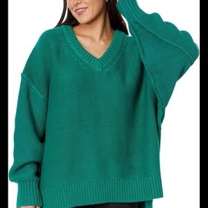 Free People Alli V-Neck Women's Sweater Size Medium